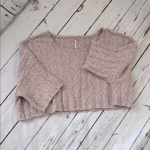 FREE PEOPLE Good Day Pullover In Mauve Mousse Size S EXCELLENT Condition!